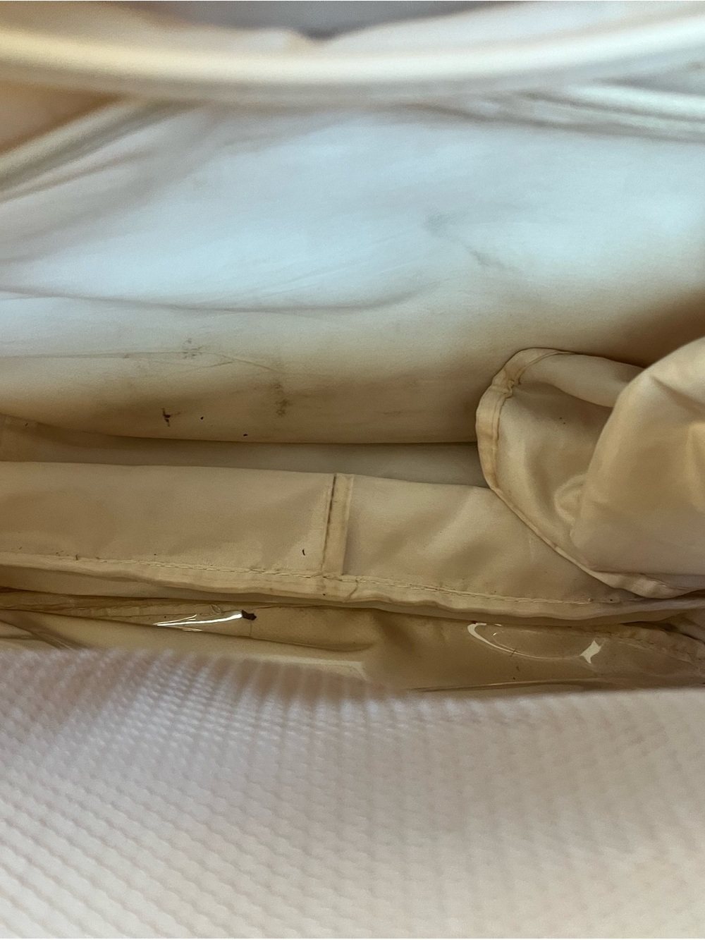 BEIS The Expandable Backpack in Beige - Picture 9 of 11